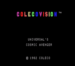 Cosmic Avenger Colecovision Screenshot Screenshot 1