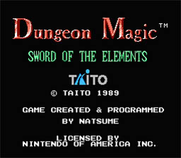 Dungeon Magic: Sword of the Elements screen shot 1 1