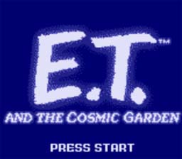 E.T. The Extra-Terrestrial and the Cosmic Garden GBC Screenshot Screenshot 1