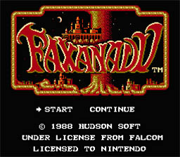 Faxanadu NES Screenshot Screenshot 1