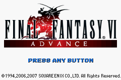 Final Fantasy 6 Advance GBA Screenshot Screenshot 1