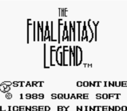 Final Fantasy Legend Gameboy Screenshot Screenshot 1
