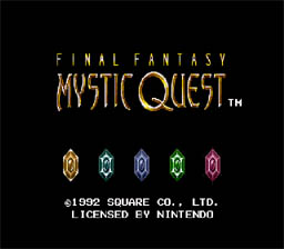 Final Fantasy Mystic Quest SNES Screenshot Screenshot 1