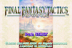 Final Fantasy Tactics Advance GBA Screenshot Screenshot 1