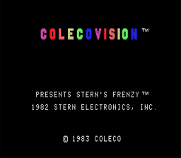 Frenzy Colecovision Screenshot Screenshot 1