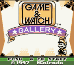 Game and Watch Gallery Gameboy Screenshot Screenshot 1
