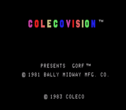 Gorf Colecovision Screenshot Screenshot 1