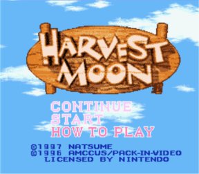 Harvest Moon screen shot 1 1