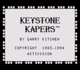 Keystone Kapers Colecovision Screenshot Screenshot 1
