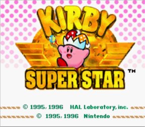 Kirby Super Star screen shot 1 1