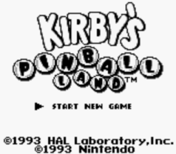 Kirby's Pinball Land Gameboy Screenshot Screenshot 1