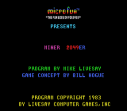 Miner 2049er Colecovision Screenshot Screenshot 1
