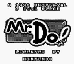 Mr. Do! Gameboy Screenshot Screenshot 1
