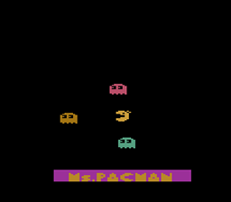 Ms. Pac-Man Atari 2600 Screenshot Screenshot 1