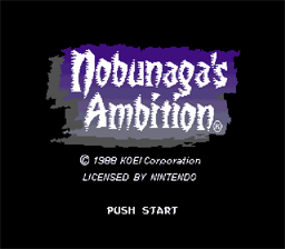 Nobunaga's Ambition screen shot 1 1