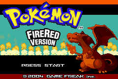 Pokemon: Fire Red GBA Screenshot Screenshot 1
