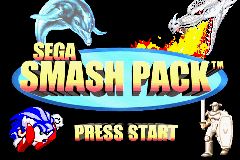 Sega SMASHPACK GBA Screenshot Screenshot 1