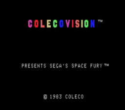 Space Fury Colecovision Screenshot Screenshot 1