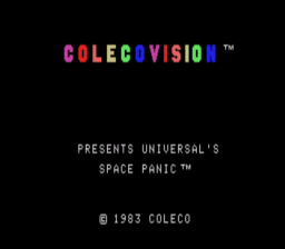 Space Panic Colecovision Screenshot Screenshot 1