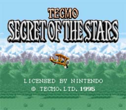 Tecmo Secret of the Stars screen shot 1 1