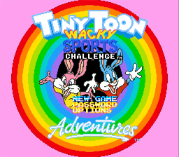 Tiny Toon Adventures: Wacky Sports Challenge SNES Screenshot Screenshot 1
